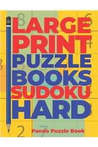 Large Print Puzzle Books Sudoku Hard