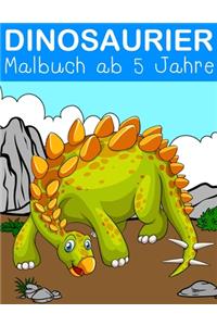 Dinosaurier Malbuch ab 5 Jahre