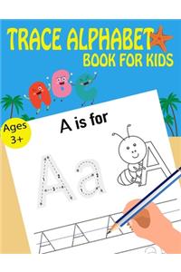 Trace Alphabet Book For Kids
