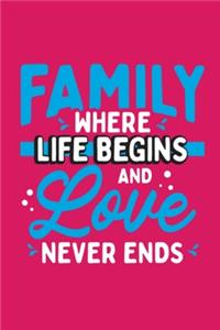 Family Where Life Begins and Love Never Ends