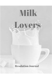 Milk Lovers Resolution Journal