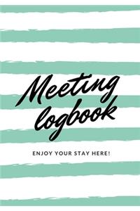 Meeting logbook