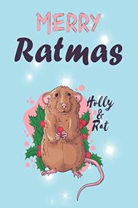 Merry Ratmas Holly & Rat
