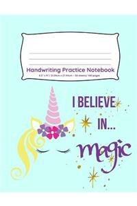 Handwriting Practice Notebook