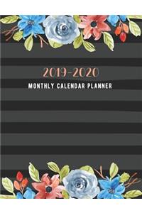 2019-2020 Monthly Calendar Planner