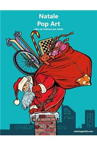 Natale Pop Art Libro da Colorare per Adulti 1