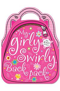 My Girly Swirly Sticker Back Pack