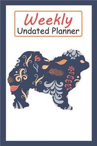 Weekly Undated Planner