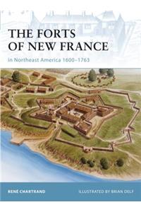 Forts of New France in Northeast America 1600-1763