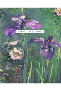 Journal Sketchbook, Irises