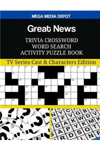 Great News Trivia Crossword Word Search Activity Puzzle Book