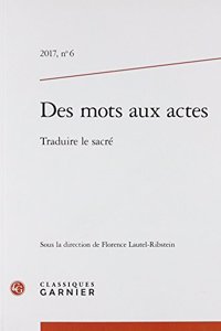 Des Mots Aux Actes. 2017, N6