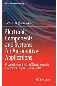 Electronic Components and Systems for Automotive Applications