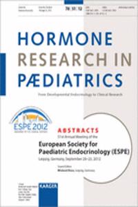 European Society for Paediatric Endocrinology (Espe)