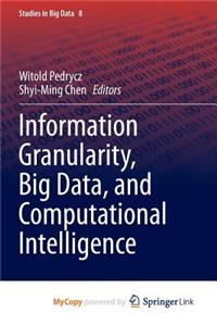 Information Granularity, Big Data, and Computational Intelligence