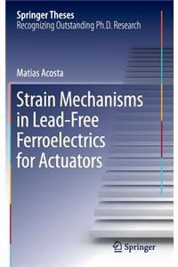 Strain Mechanisms in Lead-Free Ferroelectrics for Actuators