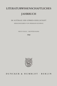 Literaturwissenschaftliches Jahrbuch