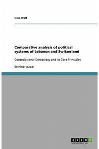 Comparative analysis of political systems of Lebanon and Switzerland