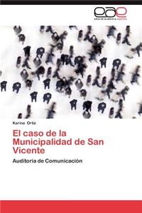 Caso de La Municipalidad de San Vicente