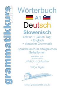 Wörterbuch Deutsch - Slowenisch A1 Lektion 1 