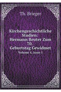 Kirchengeschichtliche Studien