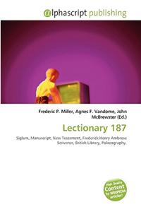 Lectionary 187