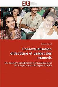 Contextualisation didactique et usages des manuels