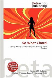 So What Chord
