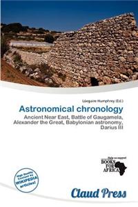 Astronomical Chronology