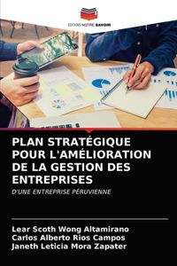 Plan Stratégique Pour l'Amélioration de la Gestion Des Entreprises