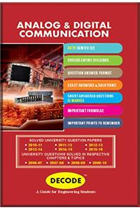 Decode Analog & Digital Communication for AKTU ( Sem-VII EEE Course 2013 )