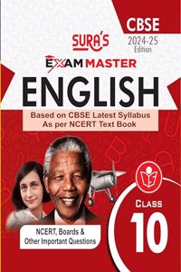 SURA`S 10th Standard CBSE Exam Master English Guide 2024-25 Edition