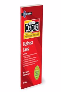 Taxmann's CRACKER for Business Laws (Paper 2) â€“ Covering past exam questions & detailed answers with theoretical questions, short notes, etc. | CA-Foundation | New Syllabus | June 2024 Exams