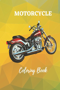 Motorcycles Coloring Book