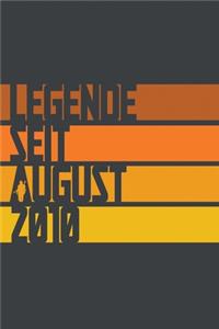 Legende seit August 2010