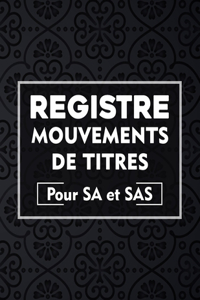 Registre mouvements de titres pour SA et SAS