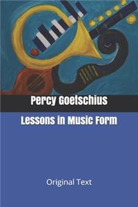 Lessons in Music Form