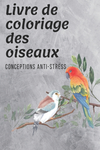 Livre de coloriage des oiseaux