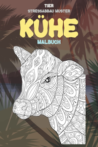 Malbuch - Stressabbau-Muster - Tier - Kühe