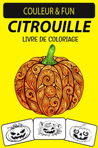 Citrouille Livre de Coloriage