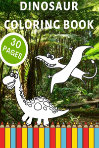 Dinosaur Coloring Book For Kids 3-6