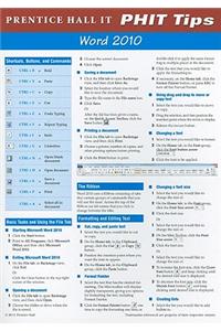 Prentice Hall Word 2010 PHIT Tip