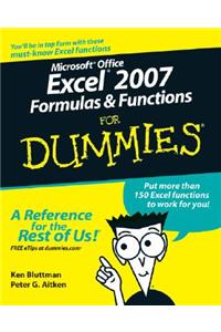 Microsoft Office Excel 2007 Formulas and Functions for Dummies