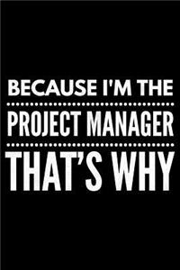Because I'm the Project Manager that's why