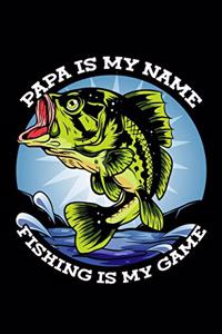 Papa Is My Name. Fishing Is My Game