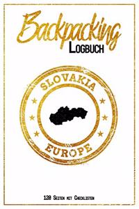 Backpacking Logbuch Slovakia Europe 120 Seiten mit Checklisten