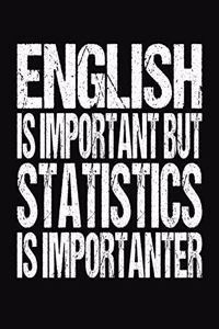 English Is Important But Statistics Is Importanter