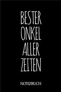 Bester Onkel Aller Zeiten Notizbuch