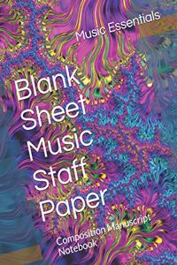 Blank Sheet Music Staff Paper