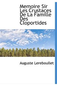 Memoire Sir Les Crustaces de La Famille Des Cloportides